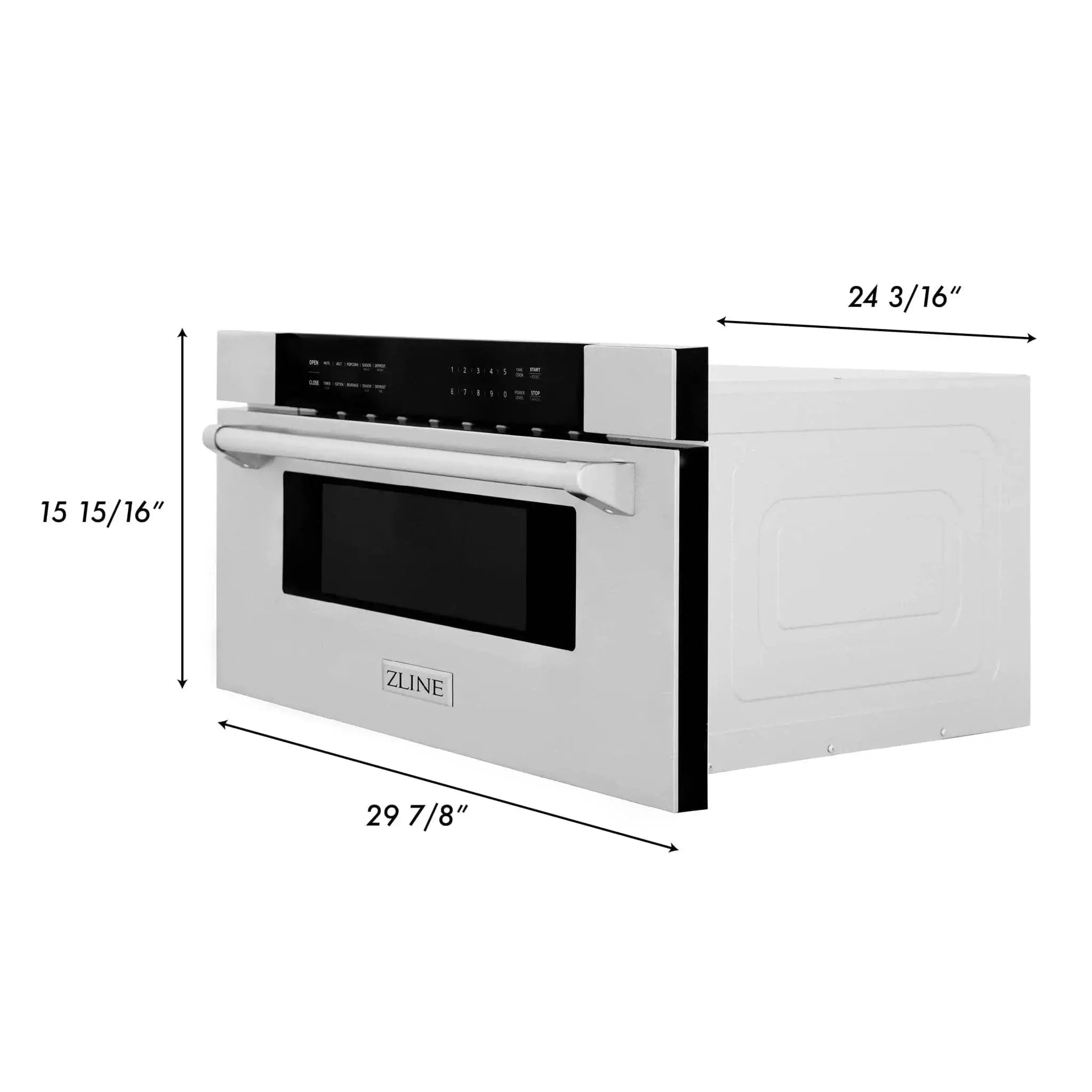 ZLINE 30" Built-In Microwave Drawer in Stainless Steel MWD-30 by Farmhouse Kitchen and Bath
