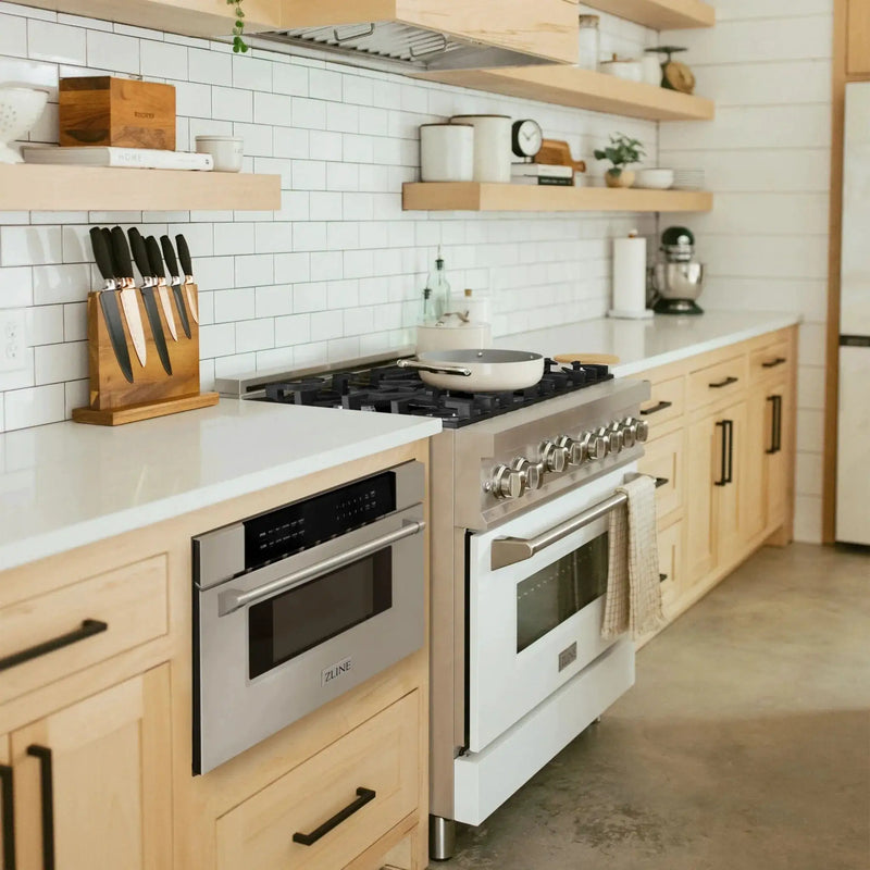 ZLINE 30" Built-In Microwave Drawer in Stainless Steel MWD-30 by Farmhouse Kitchen and Bath