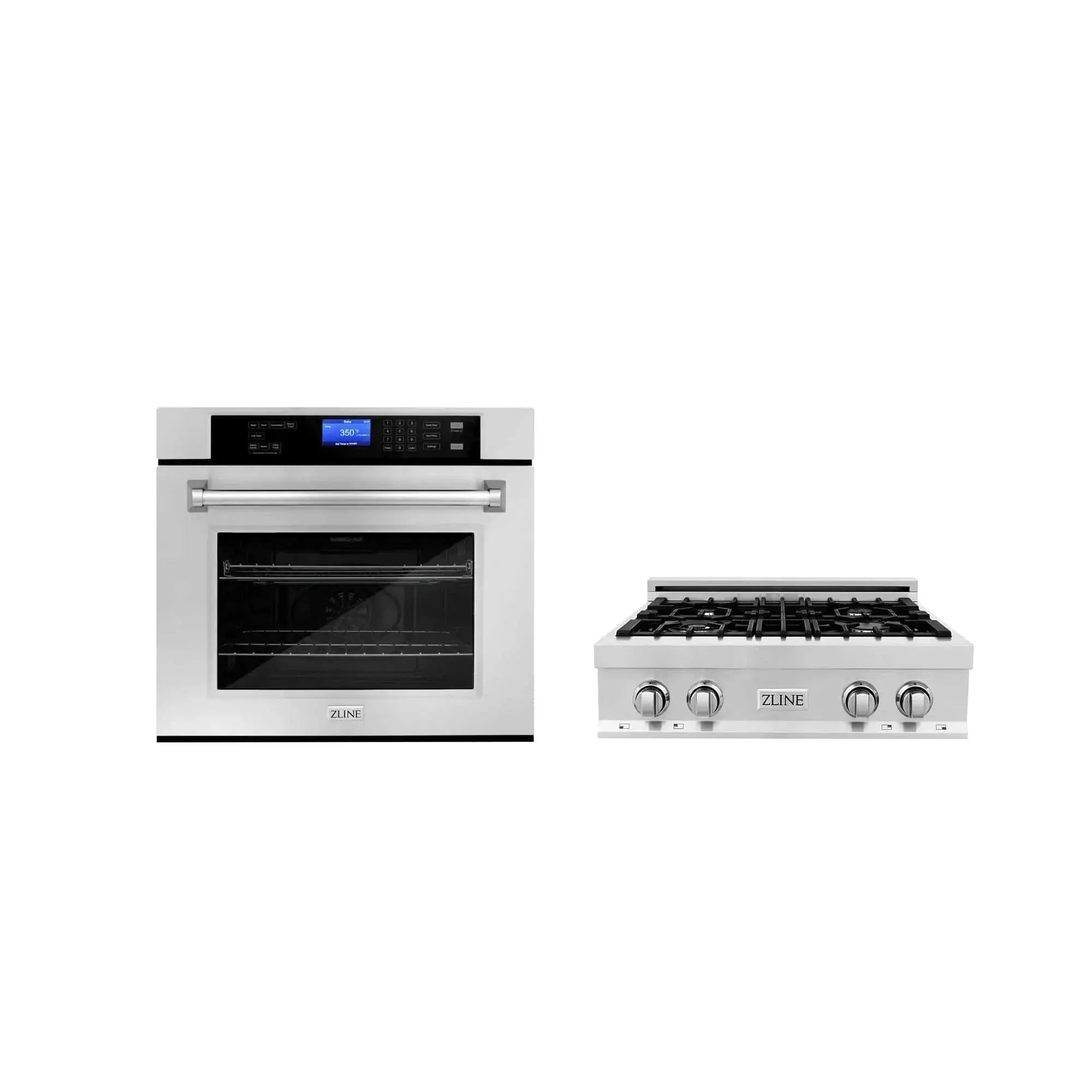 ZLINE 30" Bundle Range Top RT30 & Wall Oven AWS-30, 2KP-RTAWS30 by Farmhouse Kitchen and Bath