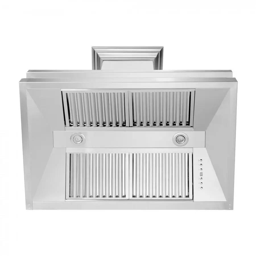 ZLINE 30" Designer Series Stainless Wall Mount Range Hood, 8656S-30 by Farmhouse Kitchen and Bath