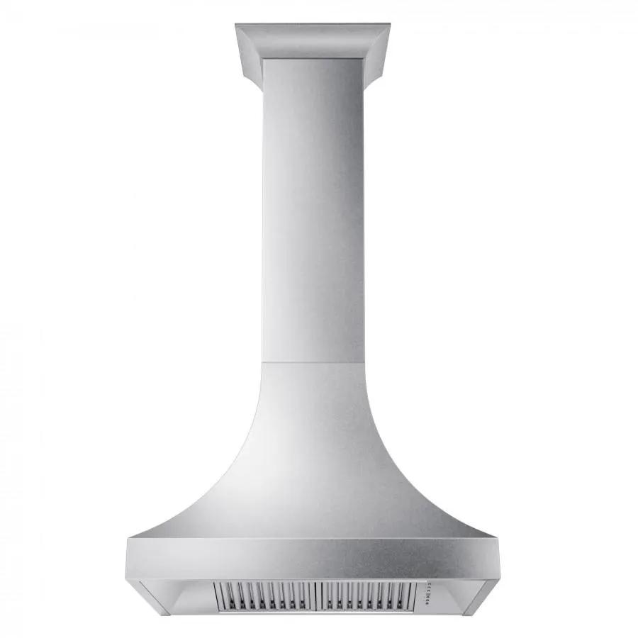 ZLINE 30" Designer Snow Stainless Finish Wall Range Hood, 8632S-30 by Farmhouse Kitchen and Bath