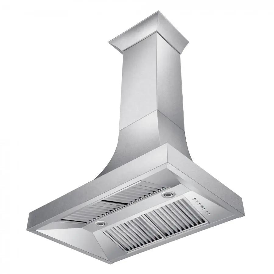ZLINE 30" Designer Snow Stainless Finish Wall Range Hood, 8632S-30 by Farmhouse Kitchen and Bath