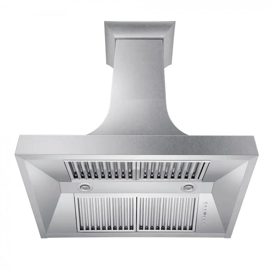 ZLINE 30" Designer Snow Stainless Finish Wall Range Hood, 8632S-30 by Farmhouse Kitchen and Bath