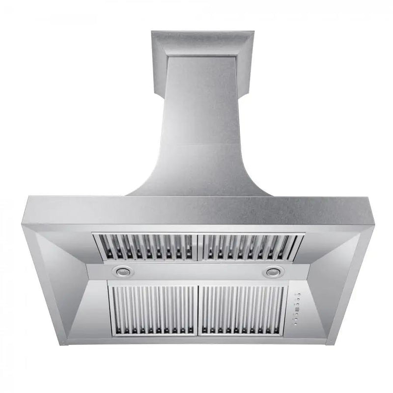 ZLINE 30" Designer Snow Stainless Finish Wall Range Hood, 8632S-30 by Farmhouse Kitchen and Bath