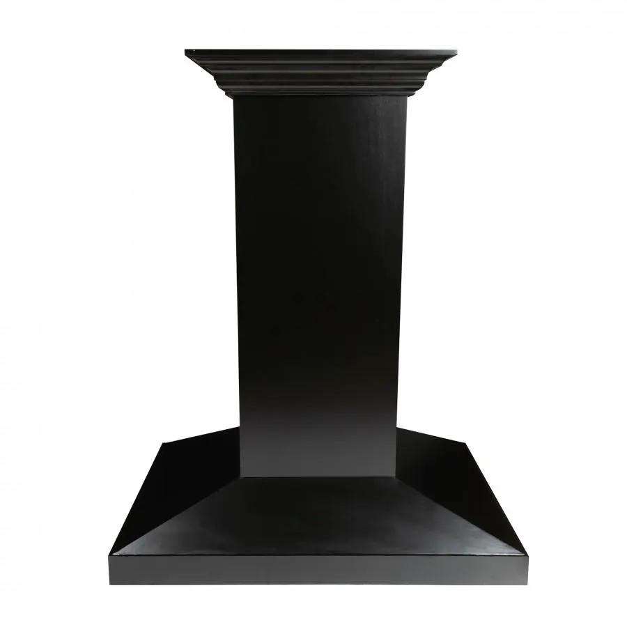 ZLINE 30" Designer Wooden Island Range Hood in Black, KBiCC-30 by Farmhouse Kitchen and Bath