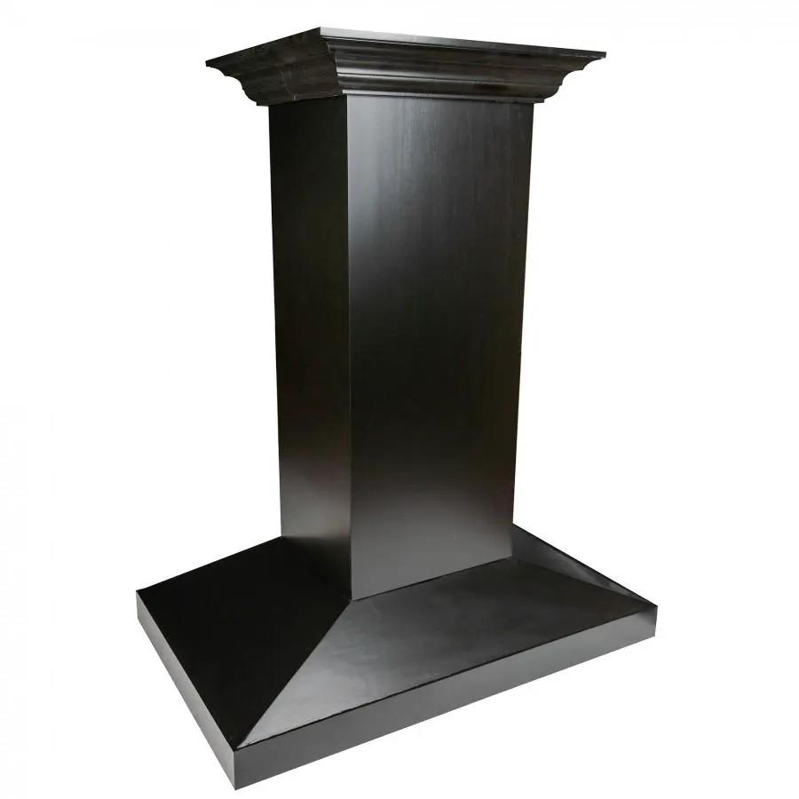 ZLINE 30" Designer Wooden Island Range Hood in Black, KBiCC-30 by Farmhouse Kitchen and Bath