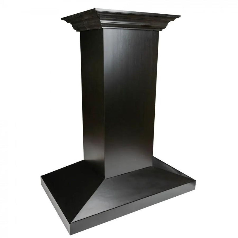 ZLINE 30" Designer Wooden Island Range Hood in Black, KBiCC-30 by Farmhouse Kitchen and Bath