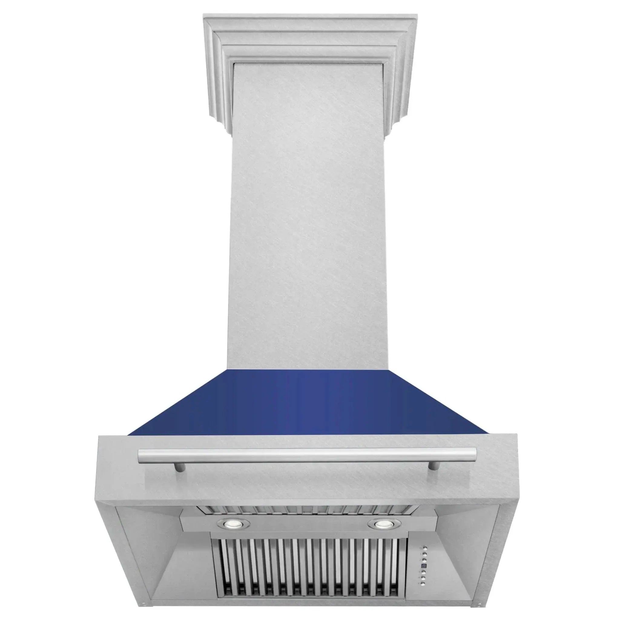 ZLINE 30" DuraSnow® Stainless Steel Range Hood with Color Shell Options 8654SNX-BM-30 by Farmhouse Kitchen and Bath