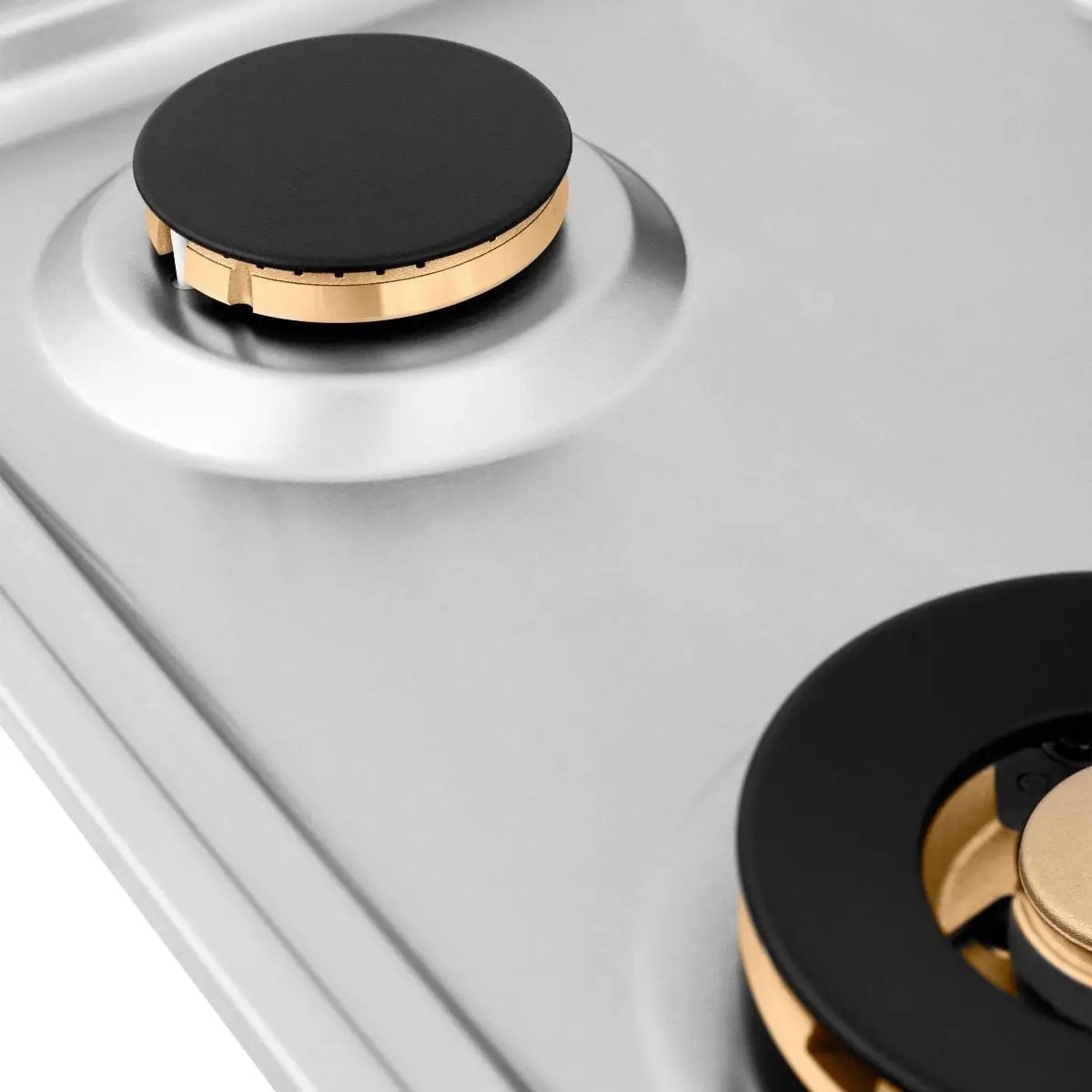 ZLINE 30" Gas Cooktop with 4 Gas Brass Burners RC-BR-30 by Farmhouse Kitchen and Bath