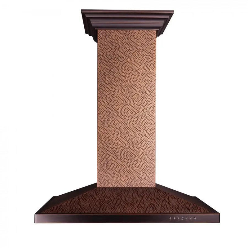 ZLINE 30" Hand Hammered Copper Island Range Hood, 8GL2Hi-30 by Farmhouse Kitchen and Bath