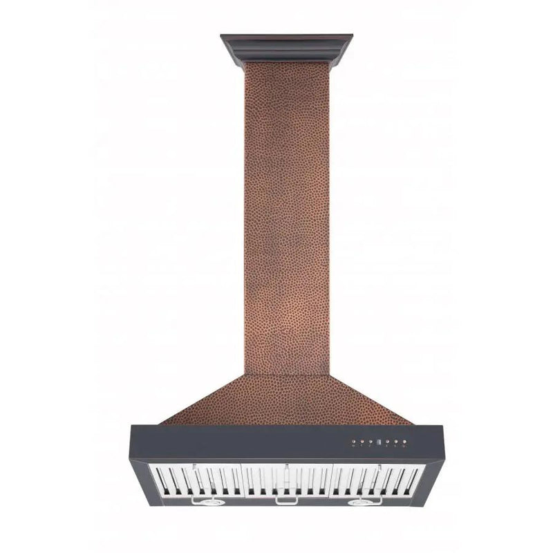 ZLINE 30" Hand-Hammered Copper Wall Range Hood, KB2-HBXXX-30 by Farmhouse Kitchen and Bath