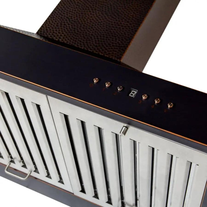 ZLINE 30" Hand-Hammered Copper Wall Range Hood, KB2-HBXXX-30 by Farmhouse Kitchen and Bath