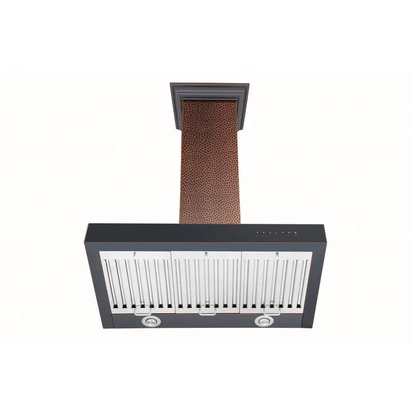 ZLINE 30" Hand-Hammered Copper Wall Range Hood, KB2-HBXXX-30 by Farmhouse Kitchen and Bath