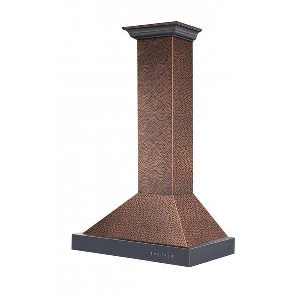 ZLINE 30" Hand-Hammered Copper Wall Range Hood, KB2-HBXXX-30, photo 2 of 9
