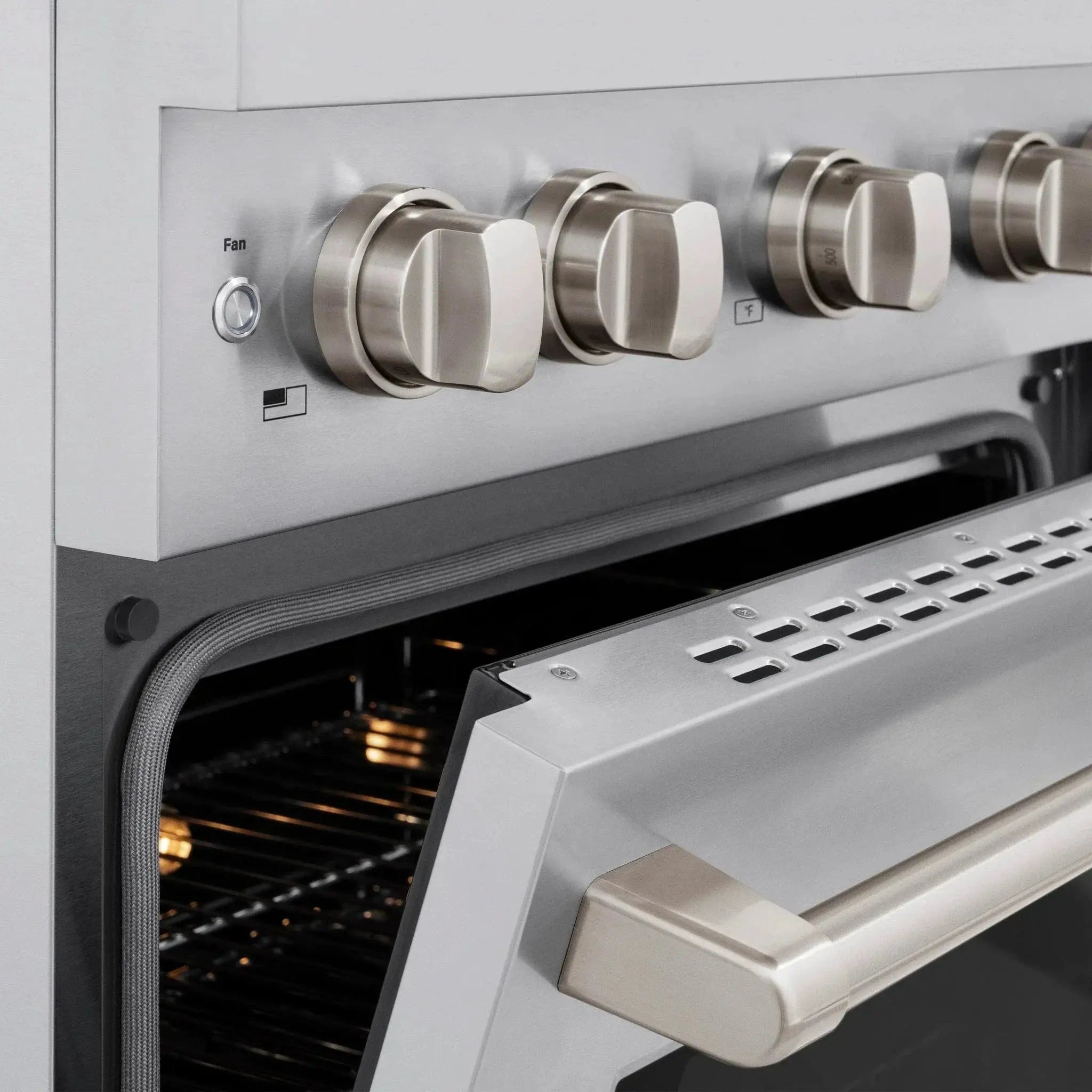 ZLINE 30 in. 4.2 cu. ft. 4 Burner Gas Range with Convection Gas Oven in Stainless Steel, SGR30 by Farmhouse Kitchen and Bath