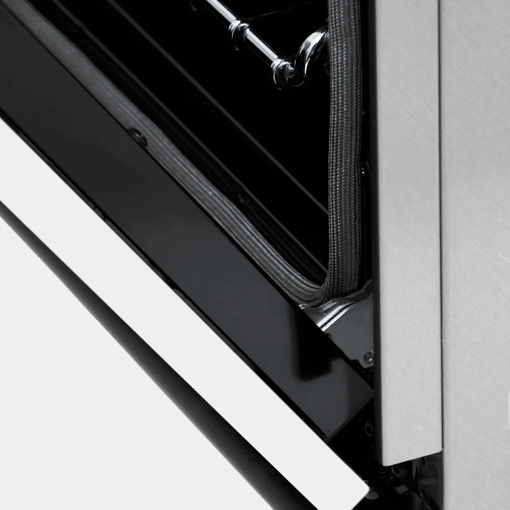 ZLINE 30" Induction Range in DuraSnow with a 4 Element Stove and Electric Oven RAINDS-WM-30 by Farmhouse Kitchen and Bath