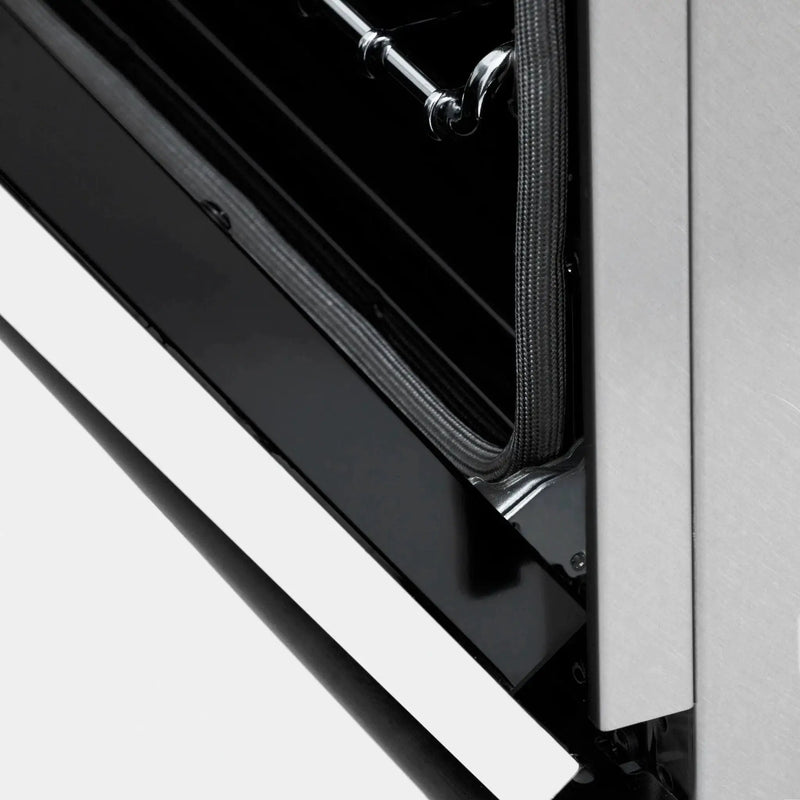 ZLINE 30" Induction Range in DuraSnow with a 4 Element Stove and Electric Oven RAINDS-WM-30 by Farmhouse Kitchen and Bath