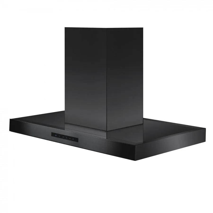 ZLINE 30" Island Mount Range Hood in Black Stainless Steel (BSKE2iN-30) by Farmhouse Kitchen and Bath