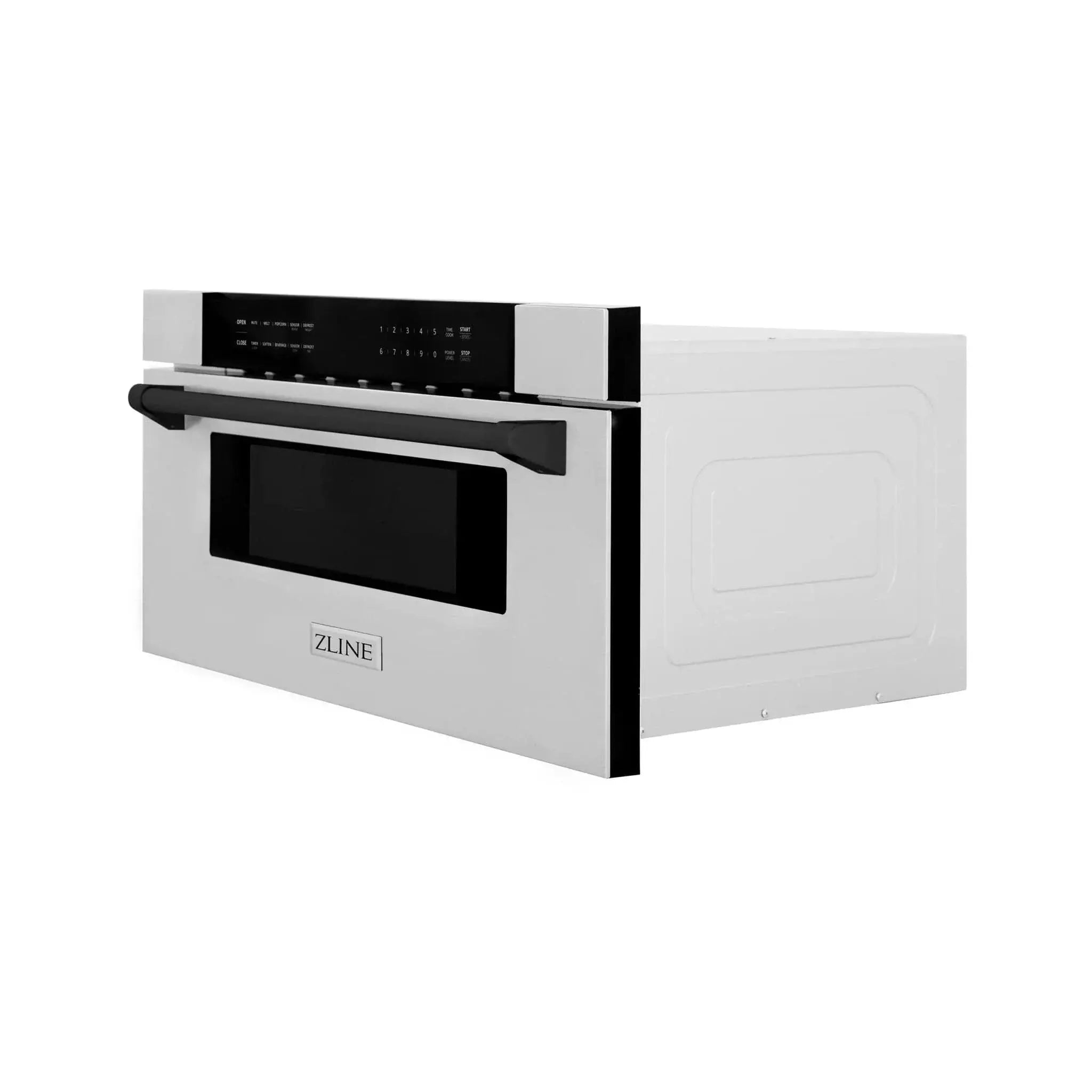 ZLINE 30" Microwave Drawer, Stainless Steel, Black MWDZ-30-MB by Farmhouse Kitchen and Bath