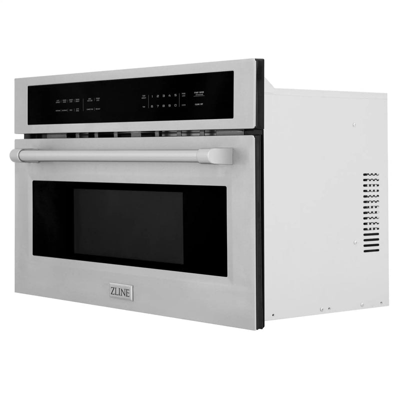 ZLINE 30" Microwave Wall Oven, DuraSnow Stainless MWO-30-SS by Farmhouse Kitchen and Bath