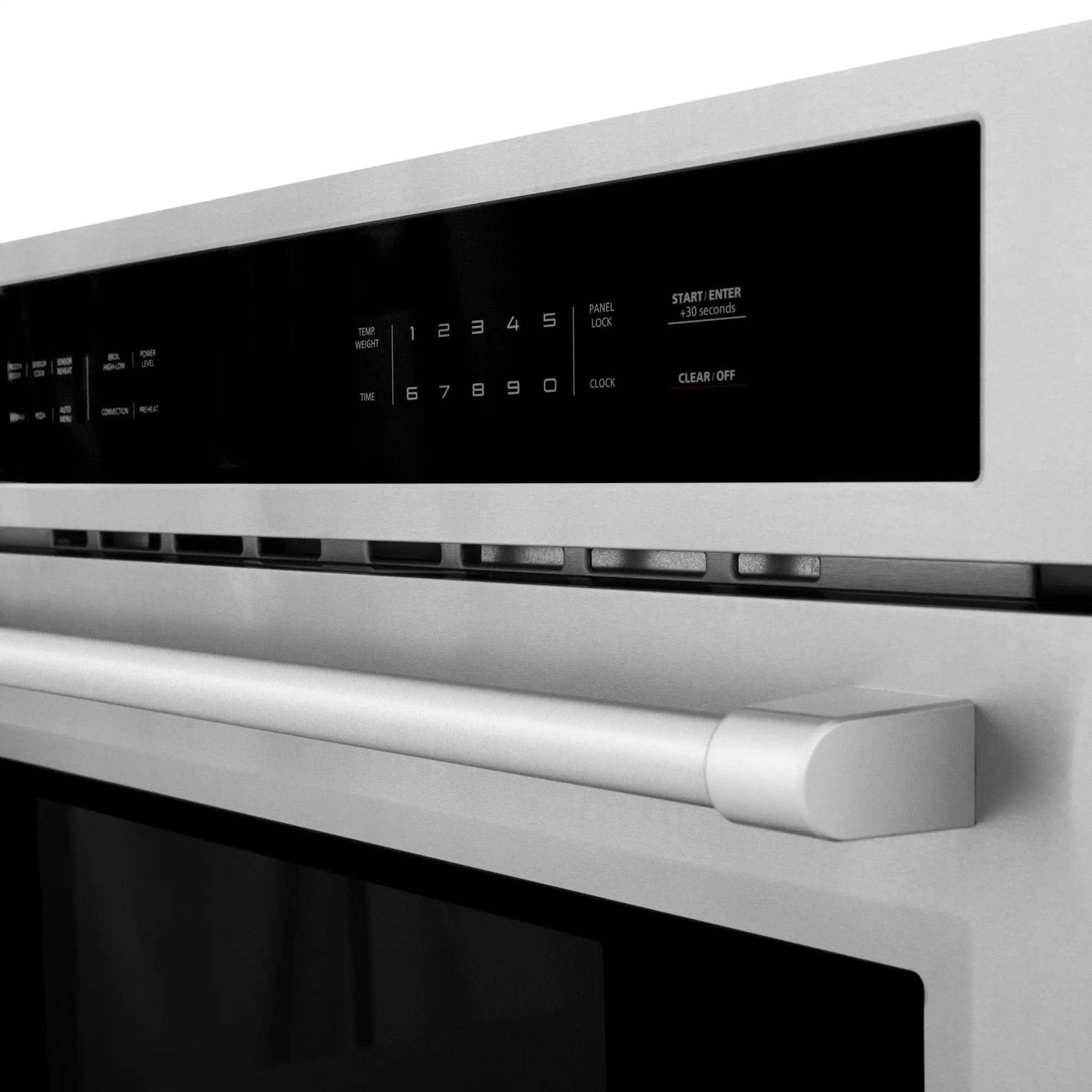 ZLINE 30" Microwave Wall Oven, DuraSnow Stainless MWO-30-SS by Farmhouse Kitchen and Bath