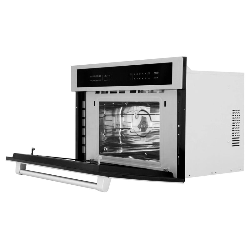 ZLINE 30" Microwave Wall Oven, DuraSnow Stainless MWO-30-SS by Farmhouse Kitchen and Bath