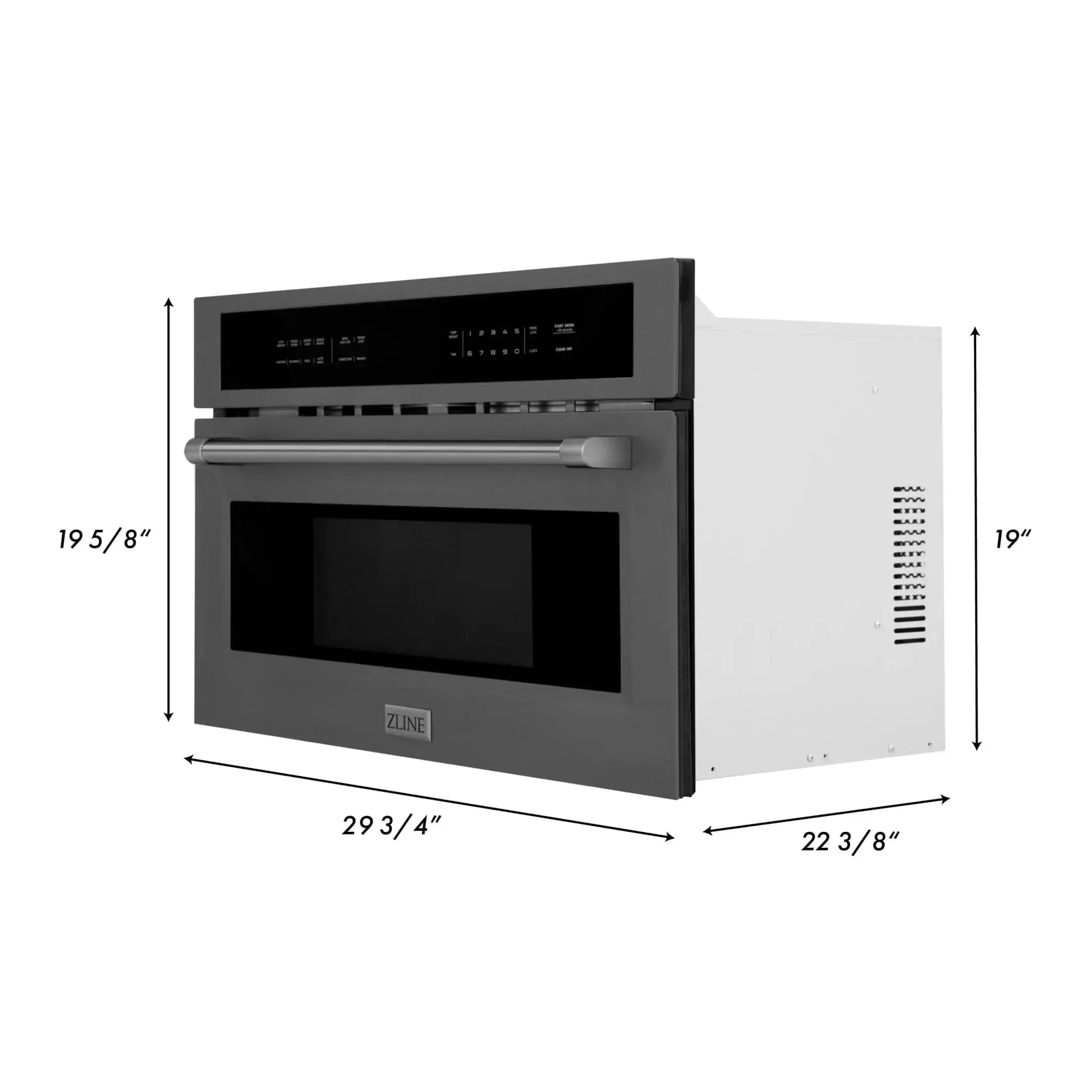 ZLINE 30" Microwave Wall Oven, Stainless Steel, MWO-30-BS by Farmhouse Kitchen and Bath