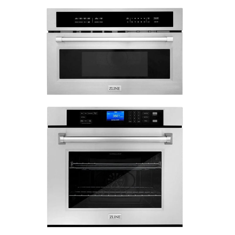 ZLINE 30" Oven ASW30 & Microwave MWO30 Bundle, 2KP-MW30-AWS30 by Farmhouse Kitchen and Bath