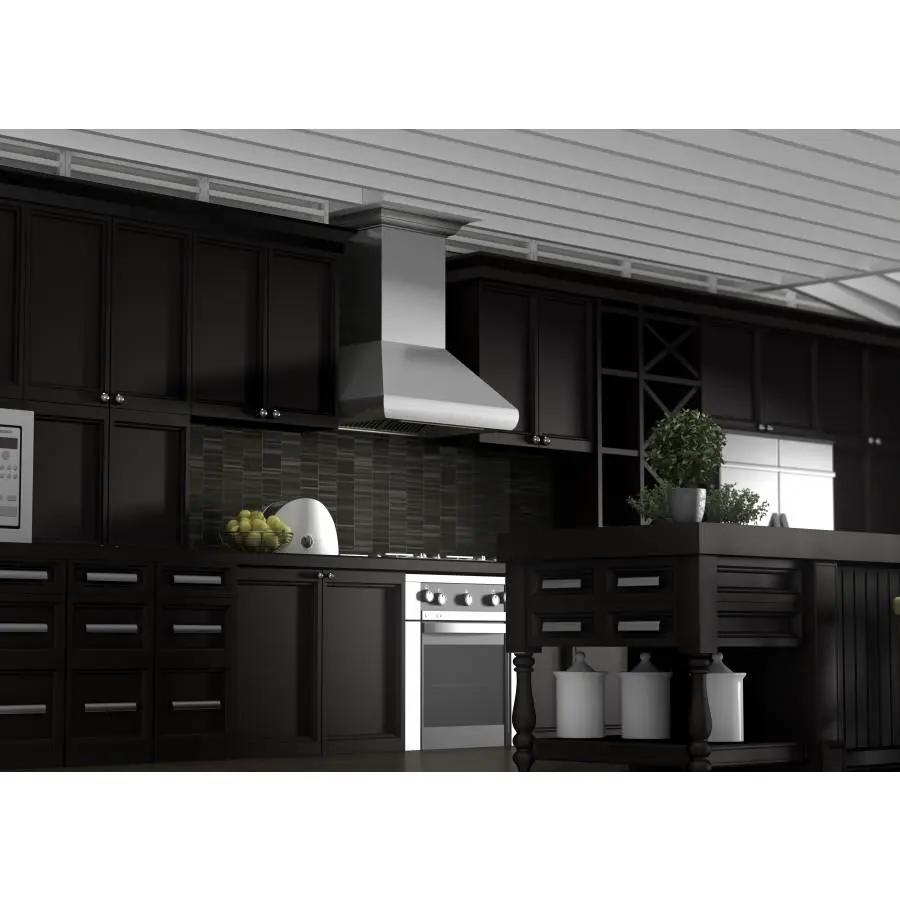 ZLINE 30" Professional Wall Range Hood, Stainless Steel, 587CRN-30 by Farmhouse Kitchen and Bath