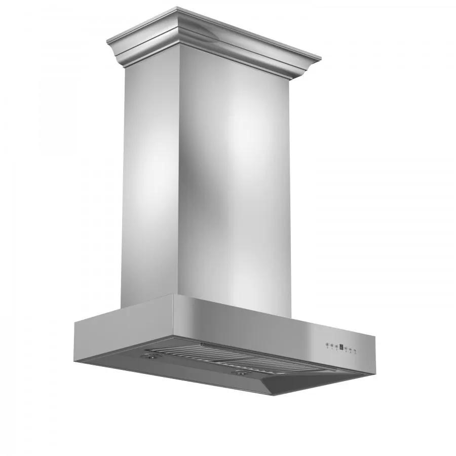 ZLINE 30" Professional Wall Range Hood, Stainless Steel, KECOMCRN-30 by Farmhouse Kitchen and Bath