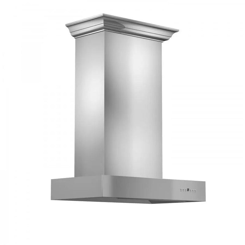 ZLINE 30" Professional Wall Range Hood, Stainless Steel, KECOMCRN-30 by Farmhouse Kitchen and Bath