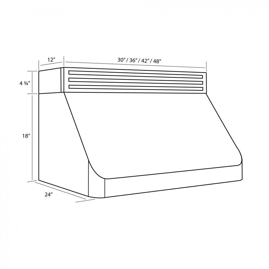 ZLINE 30" Recirculating Under Cabinet Stainless Range Hood, RK520-30 by Farmhouse Kitchen and Bath