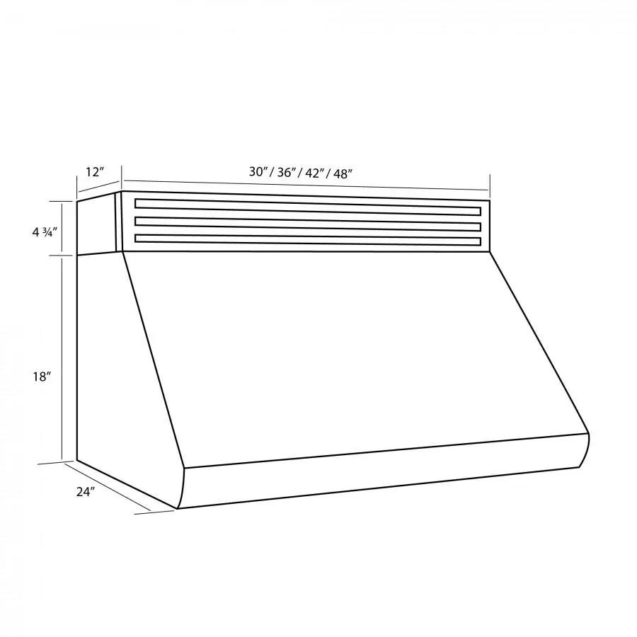 ZLINE 30" Recirculating Under Cabinet Stainless Range Hood, RK527-30 by Farmhouse Kitchen and Bath
