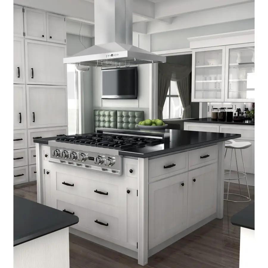 ZLINE 30" Remote Dual Blower Stainless Island Range Hood, GL2i-RD-30 by Farmhouse Kitchen and Bath