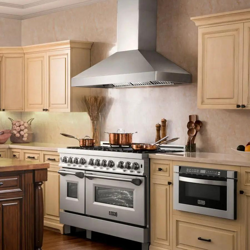 ZLINE 30" Remote Dual Blower Stainless Wall Range Hood, 597-RD-30 by Farmhouse Kitchen and Bath