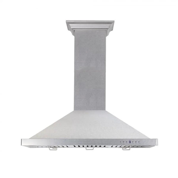 ZLINE 30" Snow Finished Stainless Steel Wall Mount Range Hood, 8KBS-30, photo 2 of 8