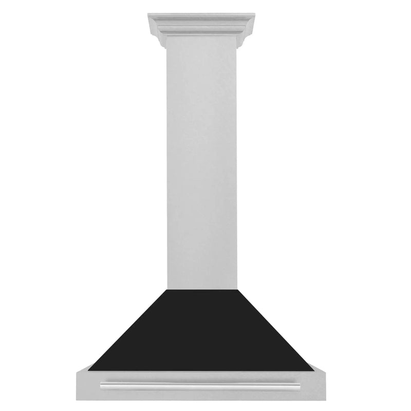 ZLINE 30" Stainless Range Hood Shell, Stainless Handle KB4SNX-BLM-30 by Farmhouse Kitchen and Bath