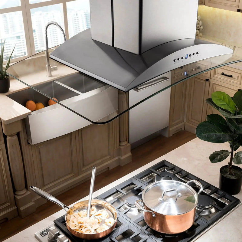 ZLINE 30" Stainless Steel Island Range Hood, GL9i-30 by Farmhouse Kitchen and Bath