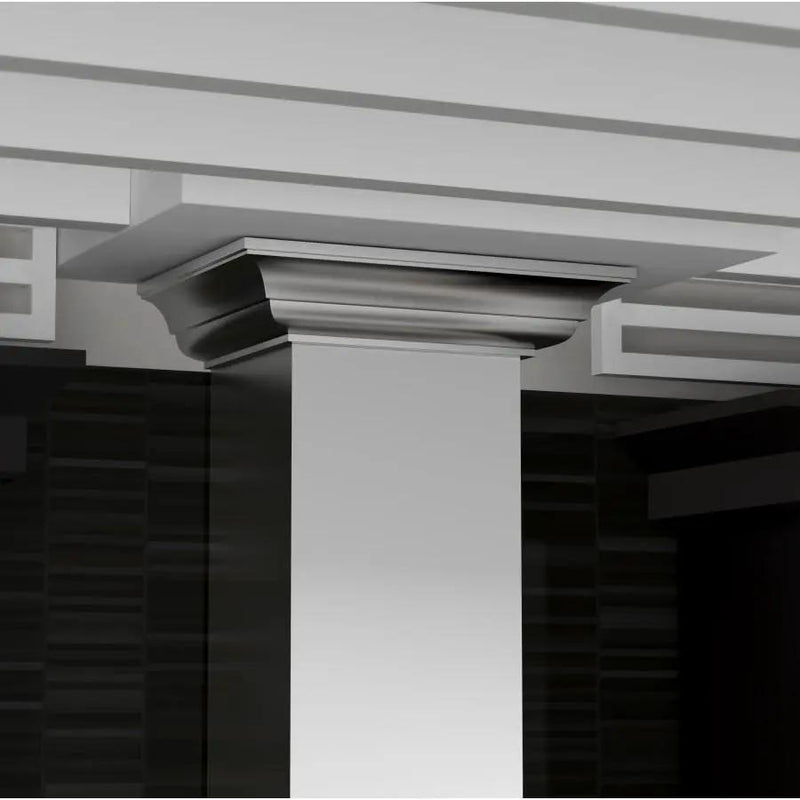 ZLINE 30" Stainless Steel Wall Range Hood, Crown Molding, KL2CRN-30 by Farmhouse Kitchen and Bath