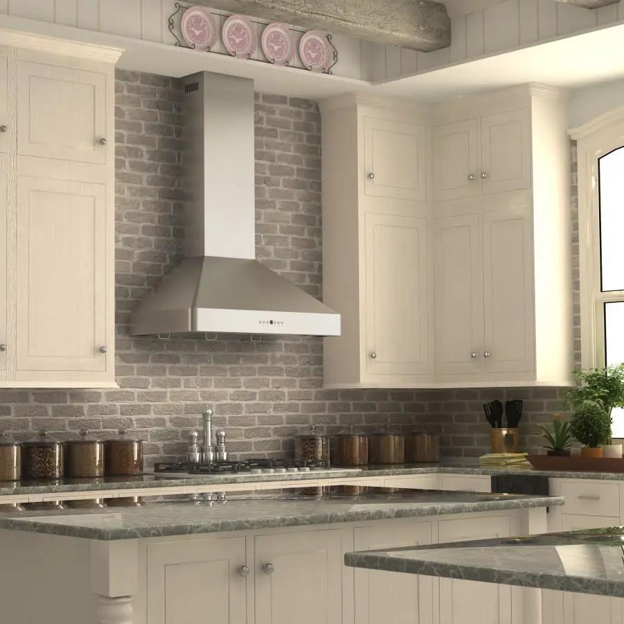ZLINE 30" Stainless Steel Wall Range Hood, KF2-30 by Farmhouse Kitchen and Bath