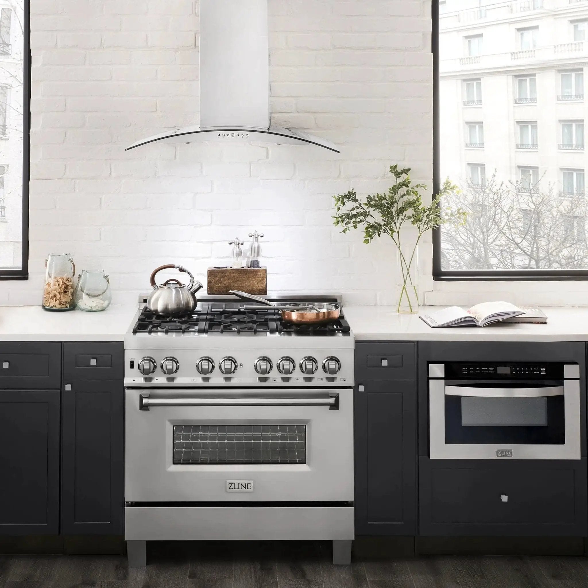 ZLINE 30" Stainless Steel Wall Range Hood KN4-30 by Farmhouse Kitchen and Bath