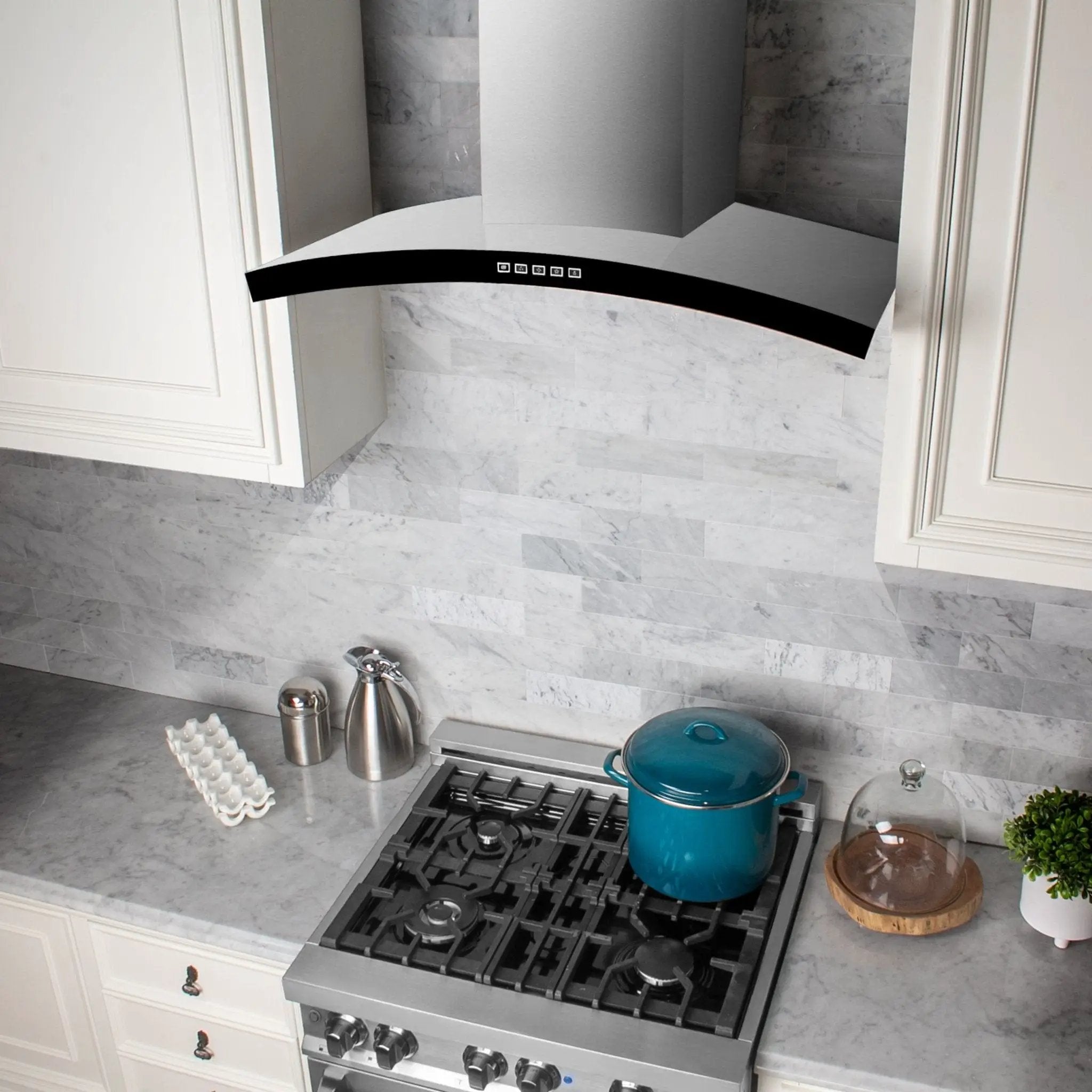 ZLINE 30" Stainless Steel Wall Range Hood, KN6-30 by Farmhouse Kitchen and Bath