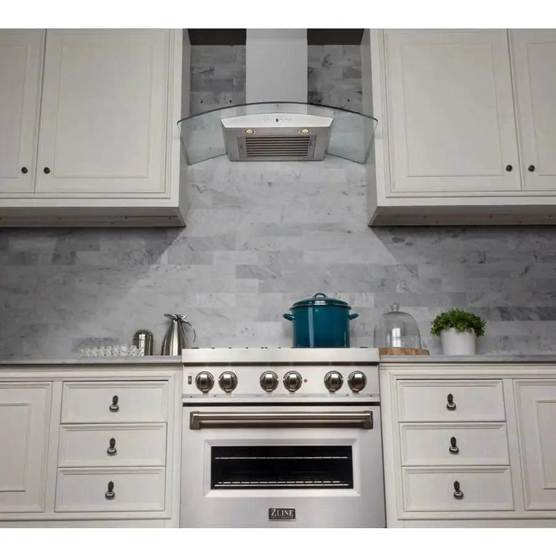 ZLINE 30" Stainless Steel Wall Range Hood KZ-30 by Farmhouse Kitchen and Bath