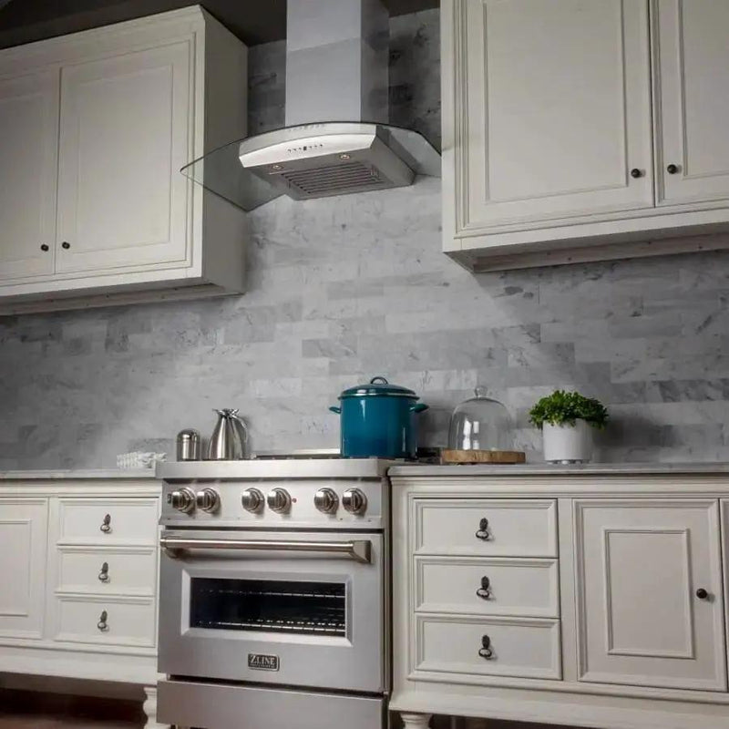 ZLINE 30" Stainless Steel Wall Range Hood KZ-30 by Farmhouse Kitchen and Bath