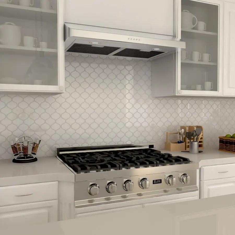 ZLINE 30" Under Cabinet Stainless Range Hood, Hard wired, 617-30 by Farmhouse Kitchen and Bath