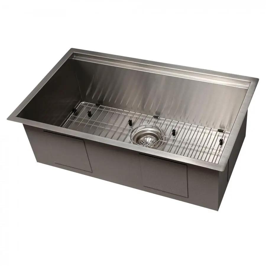 ZLINE 30" Undermount Single Bowl Ledge Sink Stainless Steel, SLS-30 by Farmhouse Kitchen and Bath