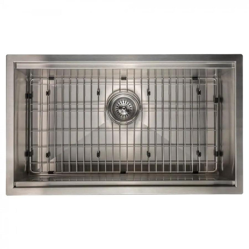 ZLINE 30" Undermount Single Bowl Ledge Sink Stainless Steel, SLS-30 by Farmhouse Kitchen and Bath