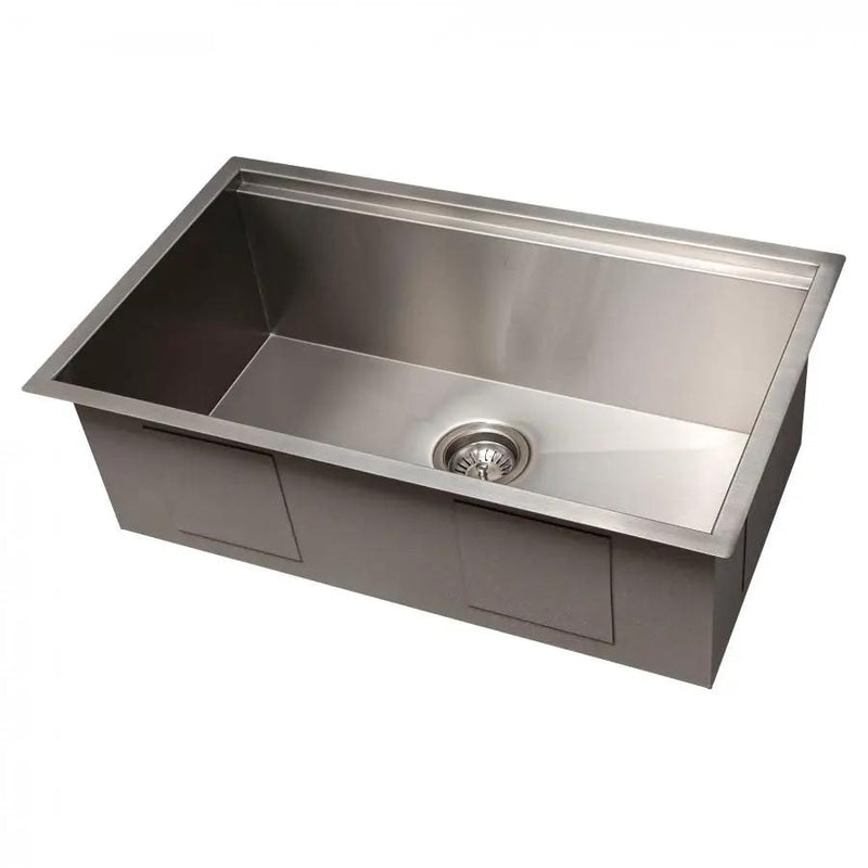 ZLINE 30" Undermount Single Bowl Ledge Sink Stainless Steel, SLS-30S by Farmhouse Kitchen and Bath