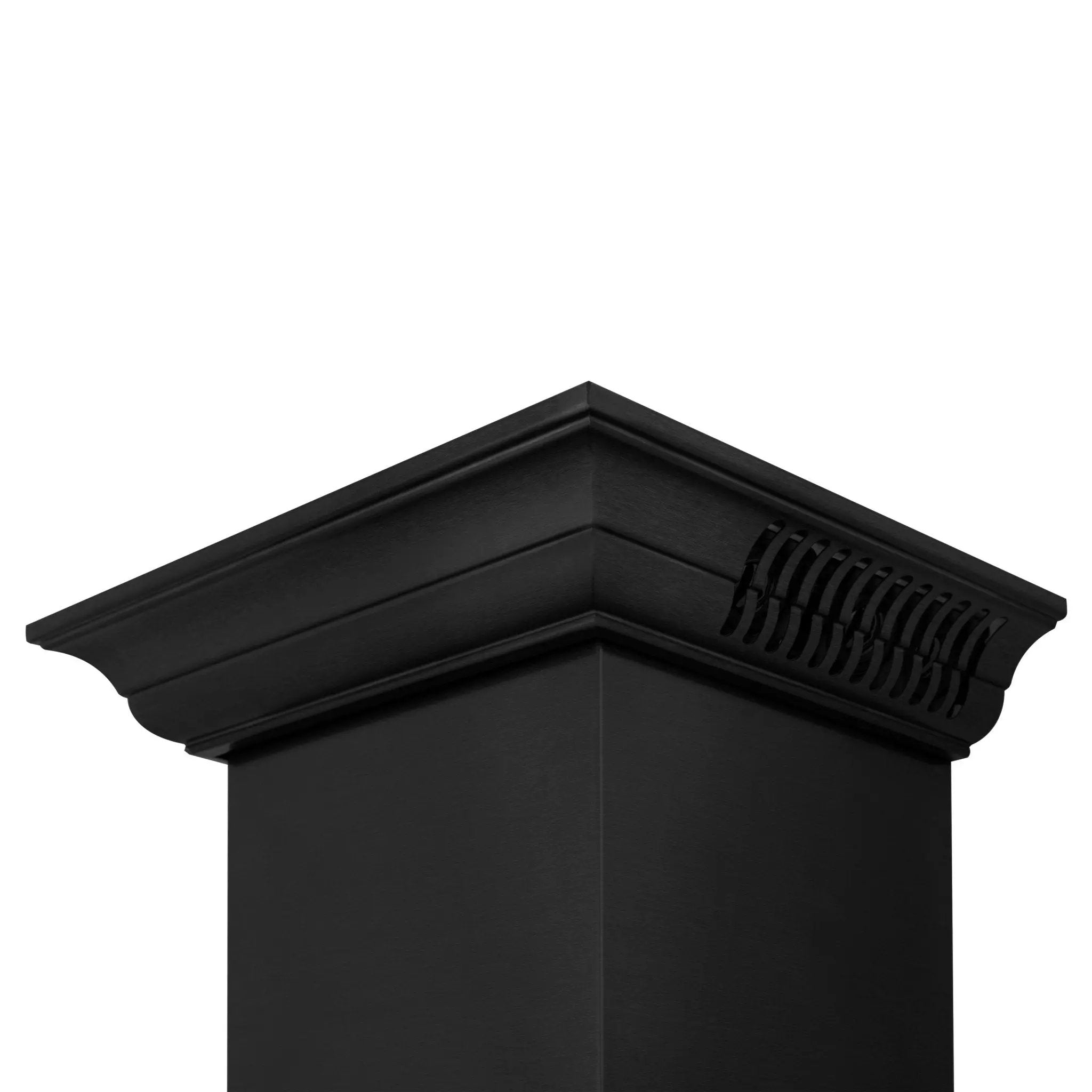 ZLINE 30" Wall Black Stainless Range Hood, Crown Speakers, BSKBNCRN-BT-30 by Farmhouse Kitchen and Bath