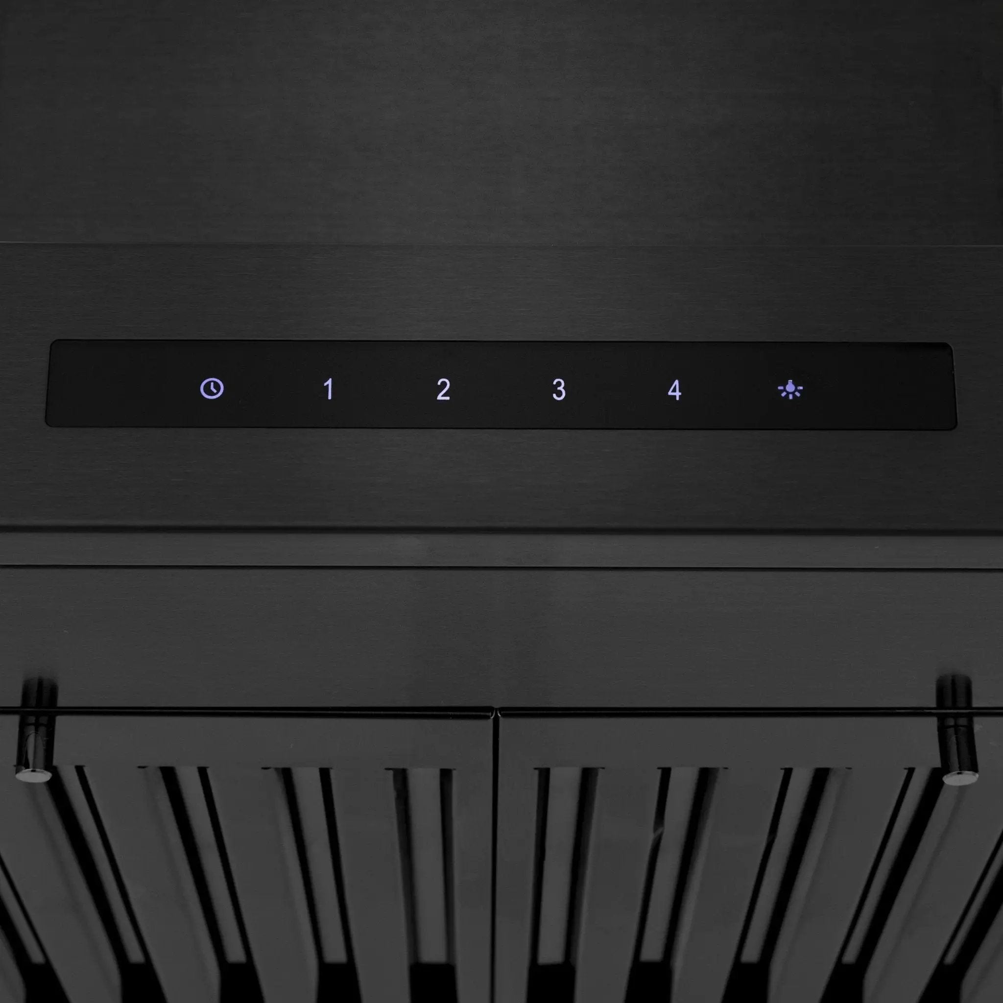 ZLINE 30" Wall Mount Range Hood, Black Stainless Steel, BSKENCRN-30 by Farmhouse Kitchen and Bath